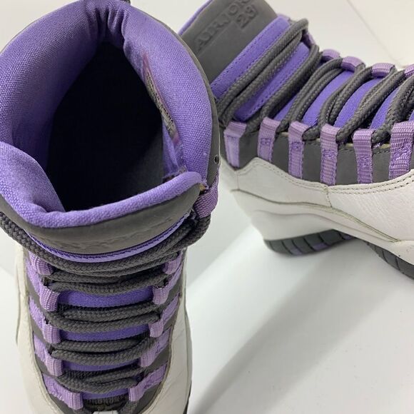 Air Jordan 10 (X) Retro Women’s Violets - Picture 3 of 8